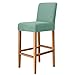 ZZDZW Barhocker Bezüge Stuhlhussen 2er/4er 6er Set ，Stretch Abnehmbar Schutzhülle Barhocker Bezug, Waschbarer Stuhl-Schonbezug，für Barstuhl Esszimmer Bistrostuhl Drehstuhl Drehhocker