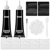 【Hochwertige Materialien】Das Lederreparaturset schwarz besteht aus Naturharz, das das Leder nicht angreift und wasserfest, langlebig und kratzfest ist. Mit wenigen Handgriffen ist es das ideale Werkzeug für die schnelle und einfache Reparatur von Lederwaren.