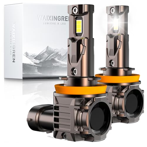 WAIXINGREN Ampoule H11 LED 36000LM, 120W, 6500K Lumière Blanche...