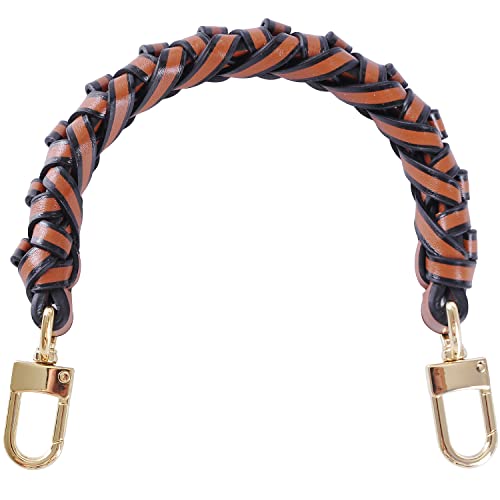 VanEnjoy Genuine Vachetta Leather Braided Handle Compatible for Beaubourg Hobo Top Handle Neonoe Strap (25.6" L, Brown) by VanEnjoy - Used condition - US$16.47