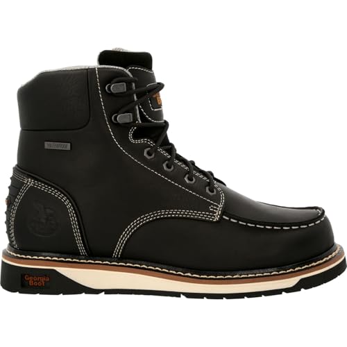 Image of Georgia Boot Men's AMP LT Wedge Waterproof Moc-Toe Work Boots