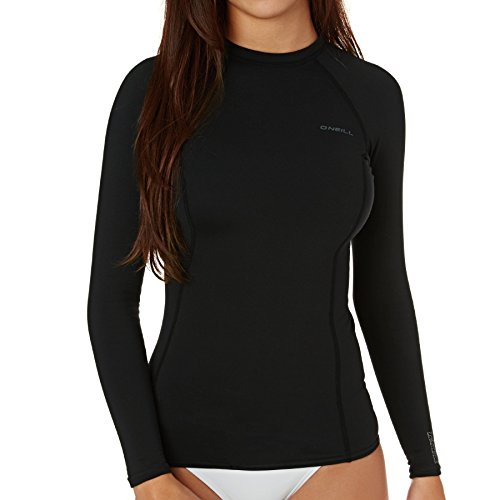 O'NEILL ONeill Womens Thermo-X Long Sleeve Top Black - U.P.F. 50+ UV protection - UV Sun Protection and SPF Properties Quick dry