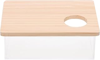 BCOATH Caixa Banheira De Areia Para Hamster Banheira Transparente Caixa De Banho De Areia Para Hamster Recipiente Transparente Caixa De Banho De Areia Para Hamster Recipiente Para Item