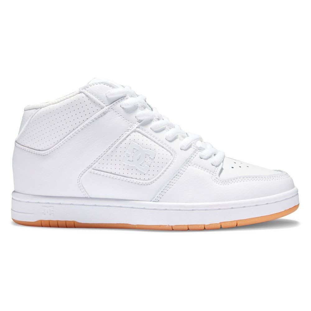 DC Shoes Manteca 4 Mid - Chaussures Mid Top en Cuir - Femme - 36 - Blanc.
