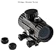UTG Erwachsene New GEN 4 Zoll Dot Sight with Integral Picatinny Mounting Deck Red, schwarz, One Size