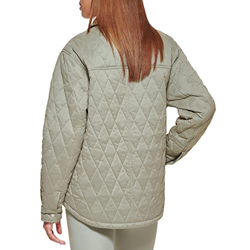 Levi's Women's Diamond Quilted Lightweight Shirt Jacket2