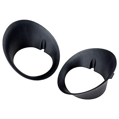 Astra Depot Driver Passenger Side Bumper Fog Light Lamp Bezel Cover Compatible with 2002-2008 Dodge Ram 1500-3500