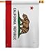 California State House Flag Home Decor CA Tapestry Wall United States Decoration Banner Small Patio Porch Lwan Garden Americana Outdoor Yard Signs American Gift Made In USA