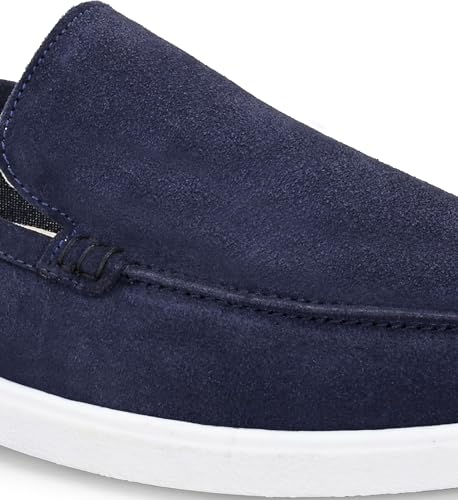 Image of Men Classic Suede Leather Loafers - Cushioned Comfort, Durable Sole & Everyday Luxury