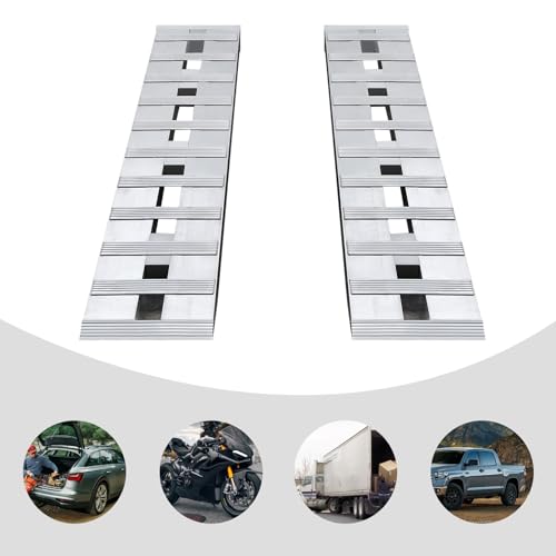 Rampa de aluminio para trailer 60x12 in carga 6000 lbs miniatura 6