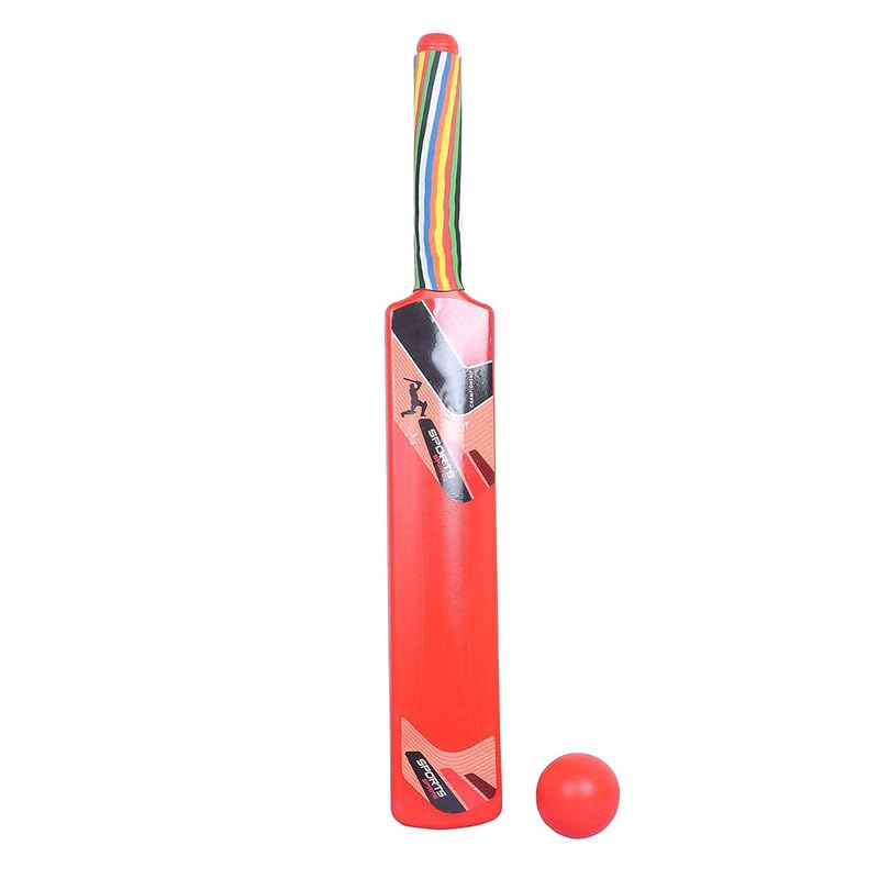 AHTUW Plastic 20-20 Cricket Kit Cricket Set of 3-6 Year Boys Bat Ball Set Playing Outdoor and Indoor Sports Game Toy for