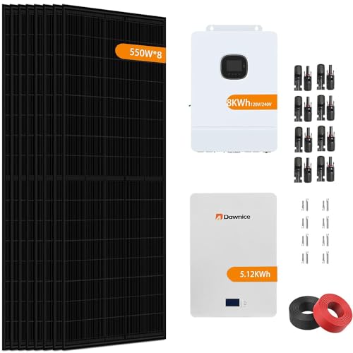 4400W Off-Grid Solar System with 8kW Inverter