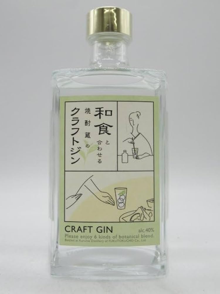 Amazon.co.jp: 福徳長 和食と合わせる焼酎蔵のクラフトジン 40度