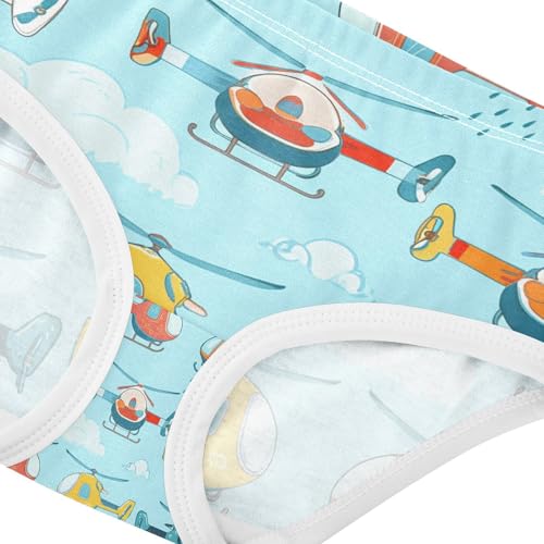 Colorful Helicopters Airplanes Toddler Girls's Underwear 2T 202c12094