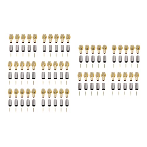 Connecteur coaxial SMA mâle pour câble RG58 RG142 et LMR195 en lot de 50 pièces