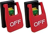 POWERTEC 71054 120V Magnetic Paddle Switch, 1/2 HP, fits Table Saw, Router Table, Drill Press, Band Saw (Pack of 2)