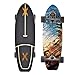 Surfskate Carver para Principiantes Niños Cruiser Monopatin Carver Pumping Fancy Board CX7 Truck 7 Capas de Madera de Arce Complete Deck para Adulto, ABEC-11 Rodamientos, Carving Maple Deck