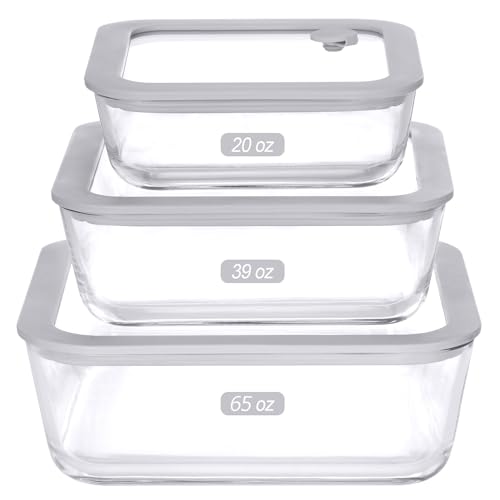 EcoEvo Glass Lid Container Set
