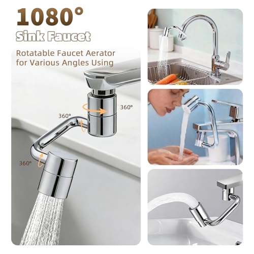 30% Off Breeker U-Shaped Faucet Extender with Dual Spray - Image 6