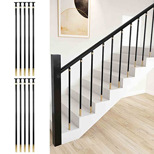 Balaustres decorativos de metal para escaleras, elegantes husillos de barandilla para uso en interiores en hoteles, balcones y pasillos