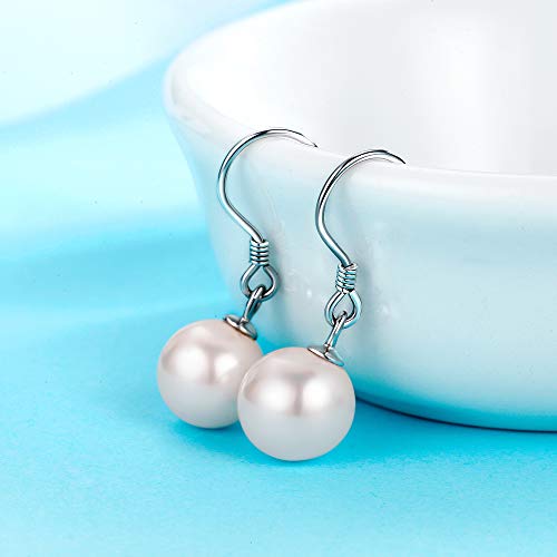 Lydreewam Pearl Dangle Drop orecchini da donna