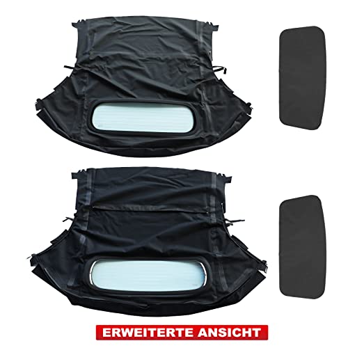 Frankberg Cabrioverdeck Softtop Verdeckbezug Schwarz Kompatibel mit Z3 Roadster E36 1996-1999 3er E36 1994-1998 3er Cabriolet E36 1994-1999 Replace# 10-04-E36-031