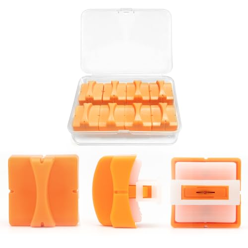 8 Pièces,Lame Massicot Lames De Rechange Originales Pour Massicots,Lames De Rechange Pour Coupe-Papier Avec Fusible De Sécurité Pour Coupe-Papier A4,Orange