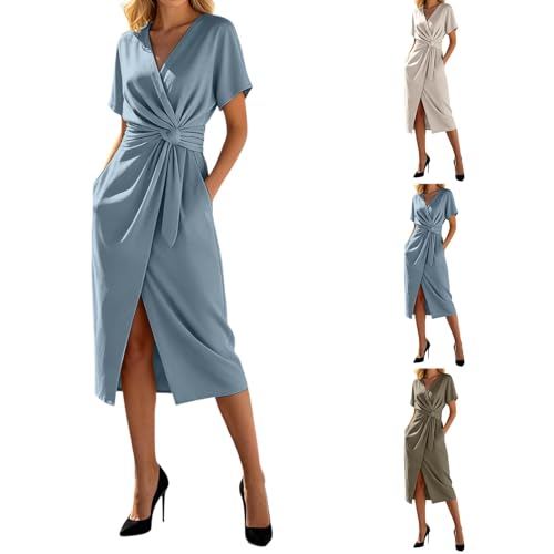 Robe d'été chic et légère à manches courtes pour tenue de plage tendance - 7