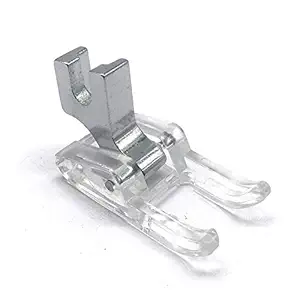 HONEYSEW Clear Open Toe Embroidery Foot Low Shank 9909L for All Low Shank Snap-On Singer, Brother,Janome and More