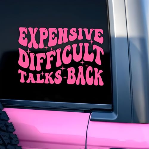 Expensive Difficult and Talks Back Car Decal