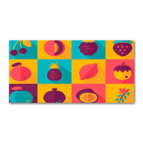 Dosseret en verre pour illuminer votre cuisine avec des motifs de fruits