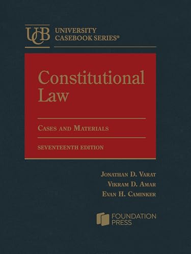 Constitutional Law, Cases and Materials (Univer... B0FTZTSJR4 Book Cover
