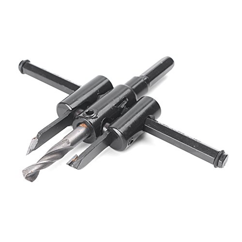 Kit de broca corte circular ajustable 30-120mm miniatura 3