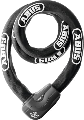 ABUS Candado de Cadena Granit CityChain XPlus 1060   candado de Acero endurecido para Bicicletas   Nivel de Seguridad 15
