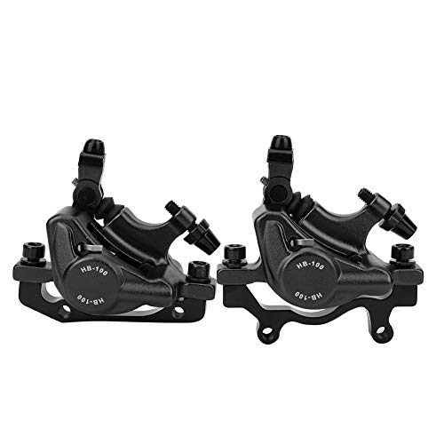 NDNCZDHC Hydraulic Bike Brakes HB-100 MTB Bike Disc Brakes Front and Rear Caliper Set for Mountain Road Bicycle(Black)