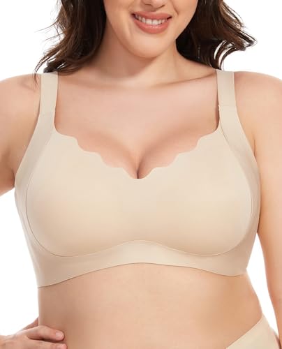 Vinfact Push Up Bras for Women No Underwire Seamless Wireless Bras Full Coverage Comfortable Supportive Bralettes