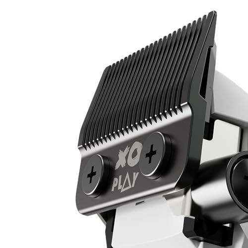 Image of TPOB Play Barber Hair Clippers for Men 7500 RPM with Rubber Grips (White 3 Set)