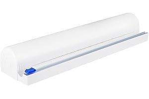 Fovanga Refillable Plastic Wrap Dispenser with Slide Cutter