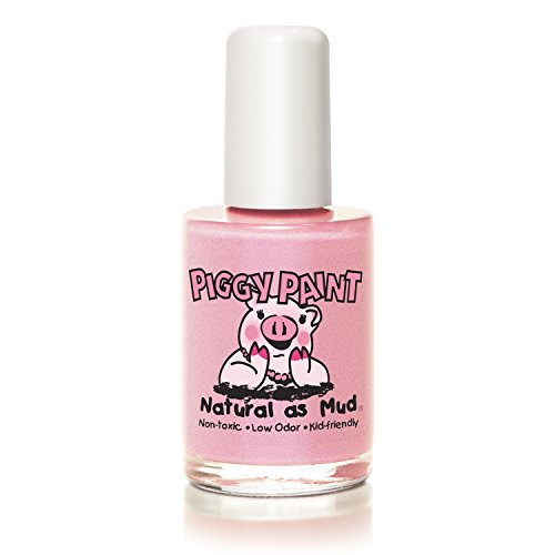 Piggy Paint 100% Non-toxic Girls Nail Polish - Safe, Chemical Free Low Odor for Kids, Sweetpea - Great Stocking Stuffer for Kids