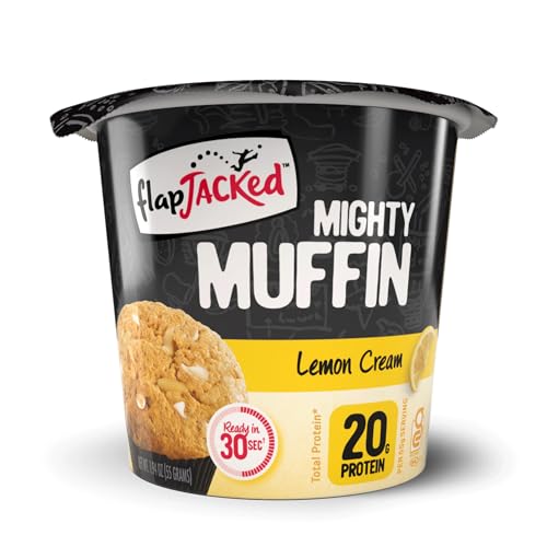FlapJacked Gluten-Free Mighty Muffins (Lemon Cream, 1.94 Ounce (Pack of 12))