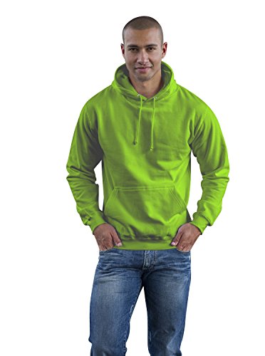 JH001 College Hoodie Kapuzenpullover Sweatshirt Kapuzensweatshirt, Farbe:Alien Green;Größen:L L,Alien Green Cover
