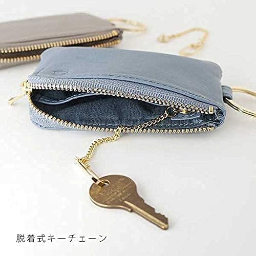 Miniatura 6 de Slip-On OSL-2002-BK Key Pouch, Mini, Black, Genuine Leather, Key Case, Accessory Case