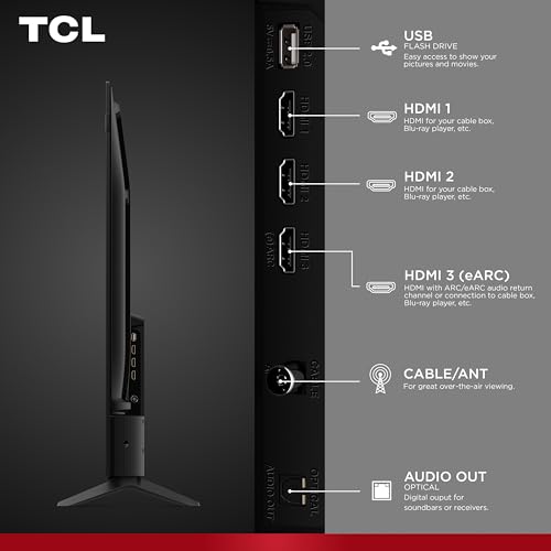 TCL 55-Inch F7D Series QLED 4K UHD Smart TV (55F7D, 2026 Model) | Dolby Vision & Dolby Atmos, DTS | Voice Remote with Alexa+ | Motion Rate 240, Game Accelerator 120, Auto Game Mode - Image 4