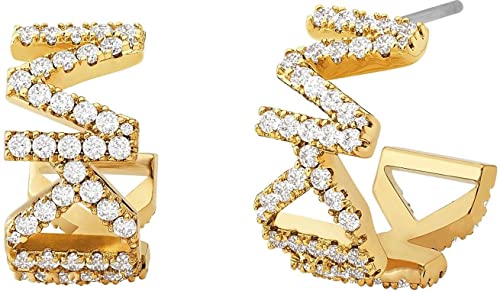 Michael Kors - Premium goldfarbene Messingohrringe für Damen MKJ7957710