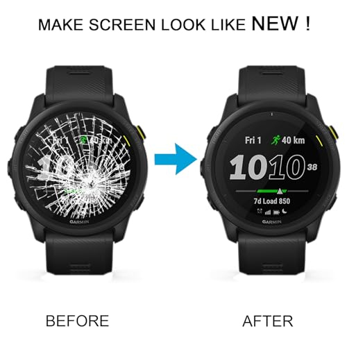 Pièce de remplacement Garmin Forerunner 745 écran LCD tactile noir - 7