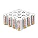 Tenergy D Size 5000mAh NiCd Button Top Rechargeable Batteries - 16 Pack