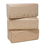 Firewood Central Envi Hardwood Fuel Blocks (3-Pack) – 100% Natural Compressed Sawdust, Long Burn & High Heat for Fireplaces, Stoves & Fire Pits – by Bio-Diversity