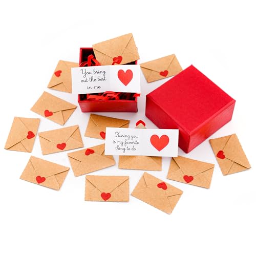 Image of Mini Love Notes card with envelopes: Love cards for Mother's Day, I love you for boyfriend, girlfriend, Wife, Mom from daughter,son, Dad, Love notes for her, love you cards for him, i love you gifts for him