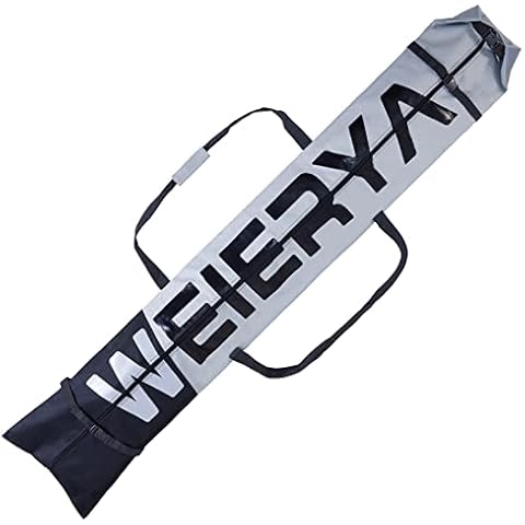 WEIERYA Ski Bag up to 180cm, Waterproof Snowboard Bag For Skiing and Travel Cover