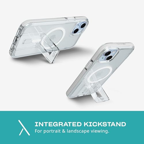 Coque iPhone 15 Plus antichoc tech21 Evo Crystal Kick transparente avec anneau MagSafe - 6